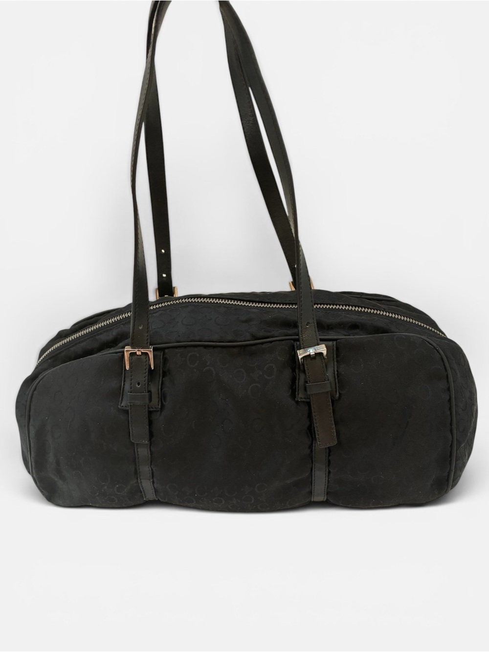 Vintage Celine Black Monogram Shoulder Bag - Picture 3 of 6